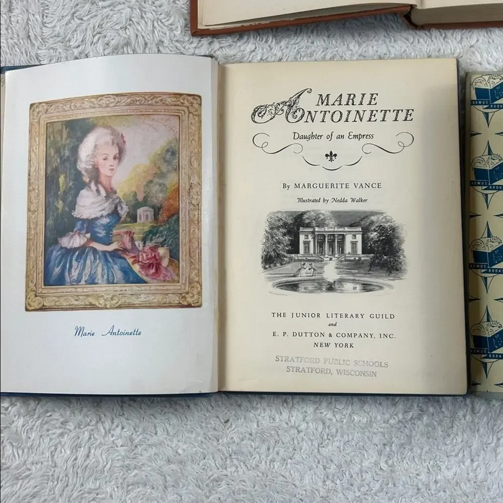 Vintage Book Lot - Willy‎ Wong American, Peony, Marie Antoinette